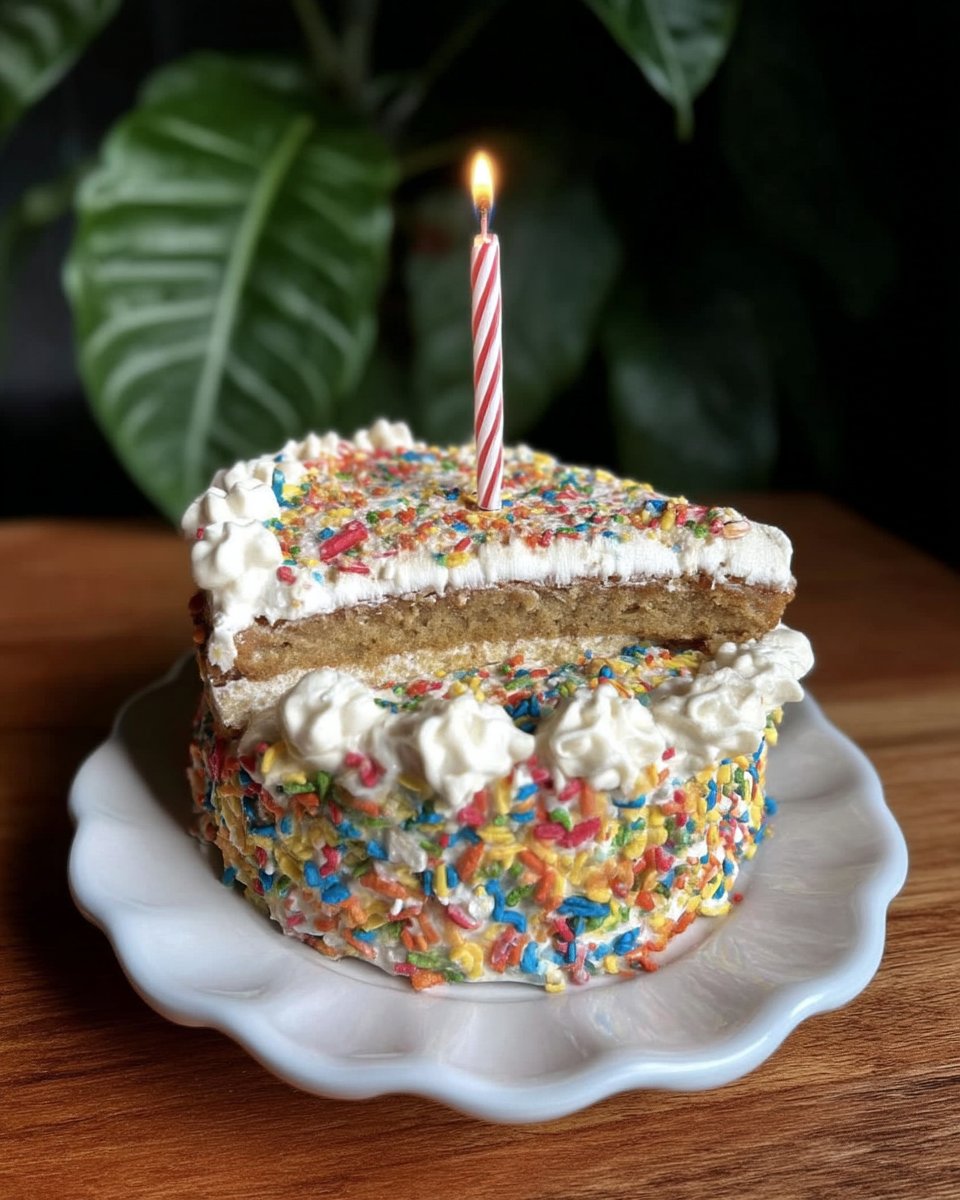Smash Cake 14 A smash cake set up on a high chair tray with natural light