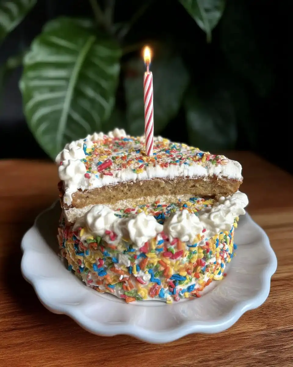 A smash cake set up on a high chair tray with natural light