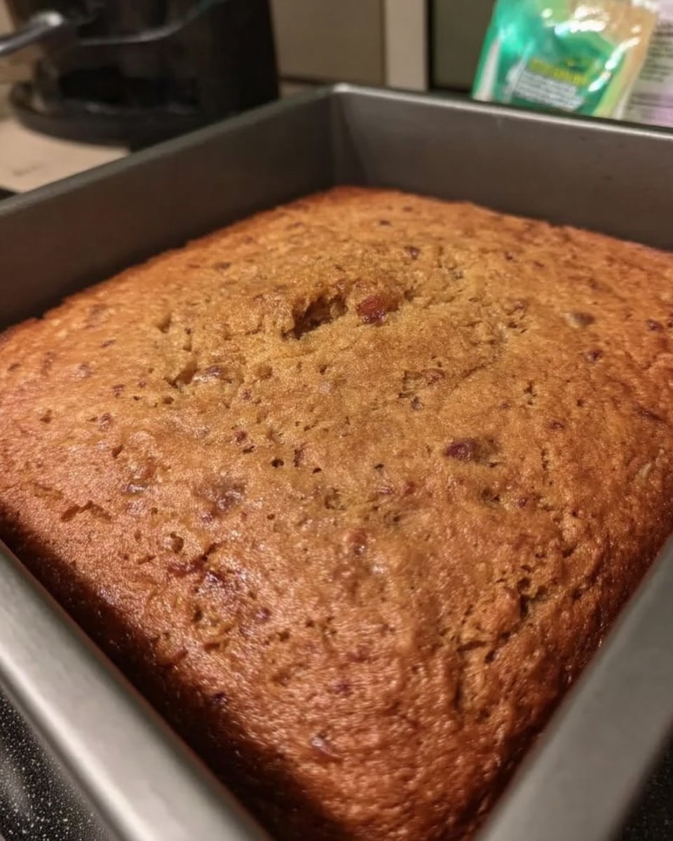 Baking ingredients for tomato soup cake including spices and soup