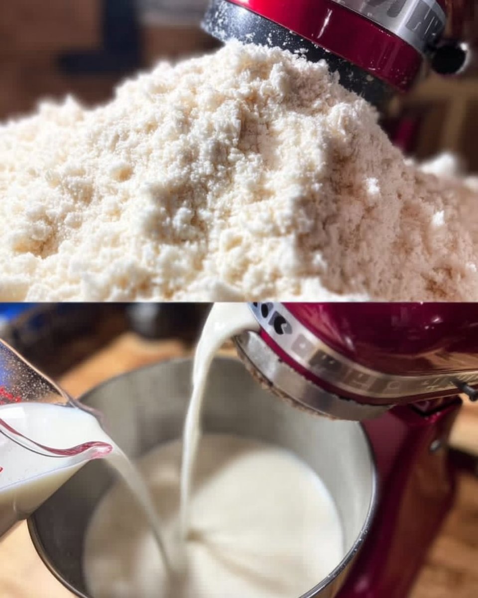 digital thermometer checking cake batter temperature in bowl