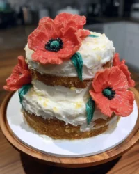 slice of classic retirement cake with smooth fondant and dense crumb