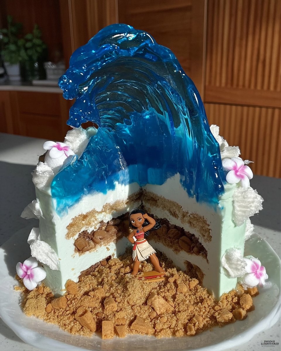 Applying crumb coat to rectangular cake layers