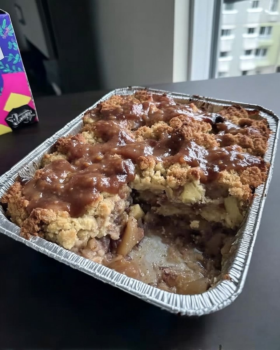 Apple Cranberry Dump Cake 12 Canned fruit cake mix and butter for dump cake