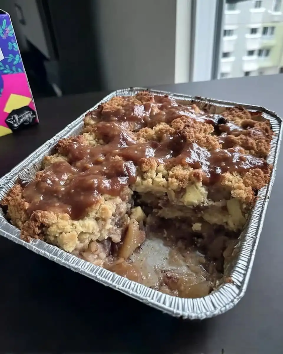 Apple Cranberry Dump Cake 12 Canned fruit cake mix and butter for dump cake