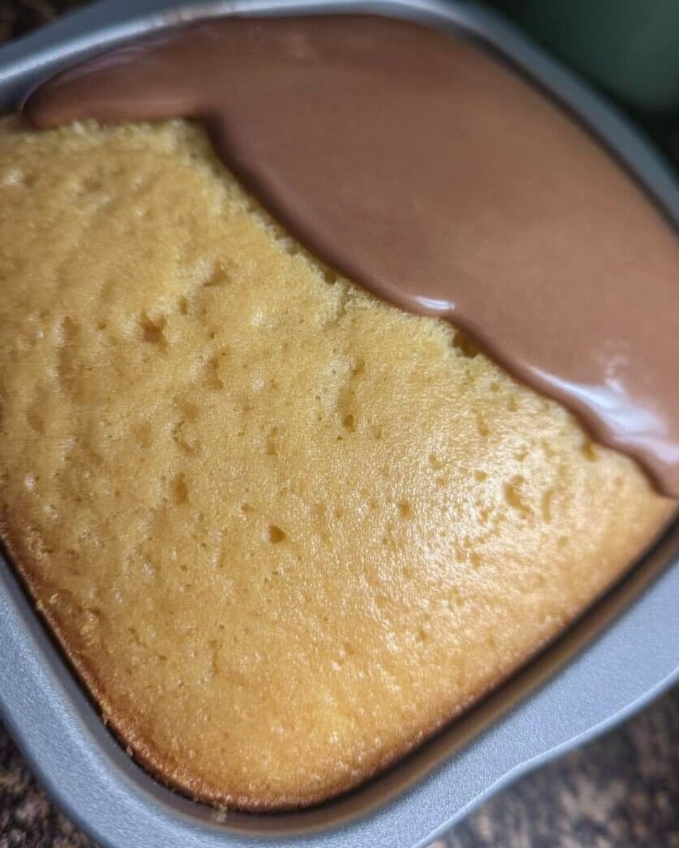 blooming cocoa powder in melted butter for frosting