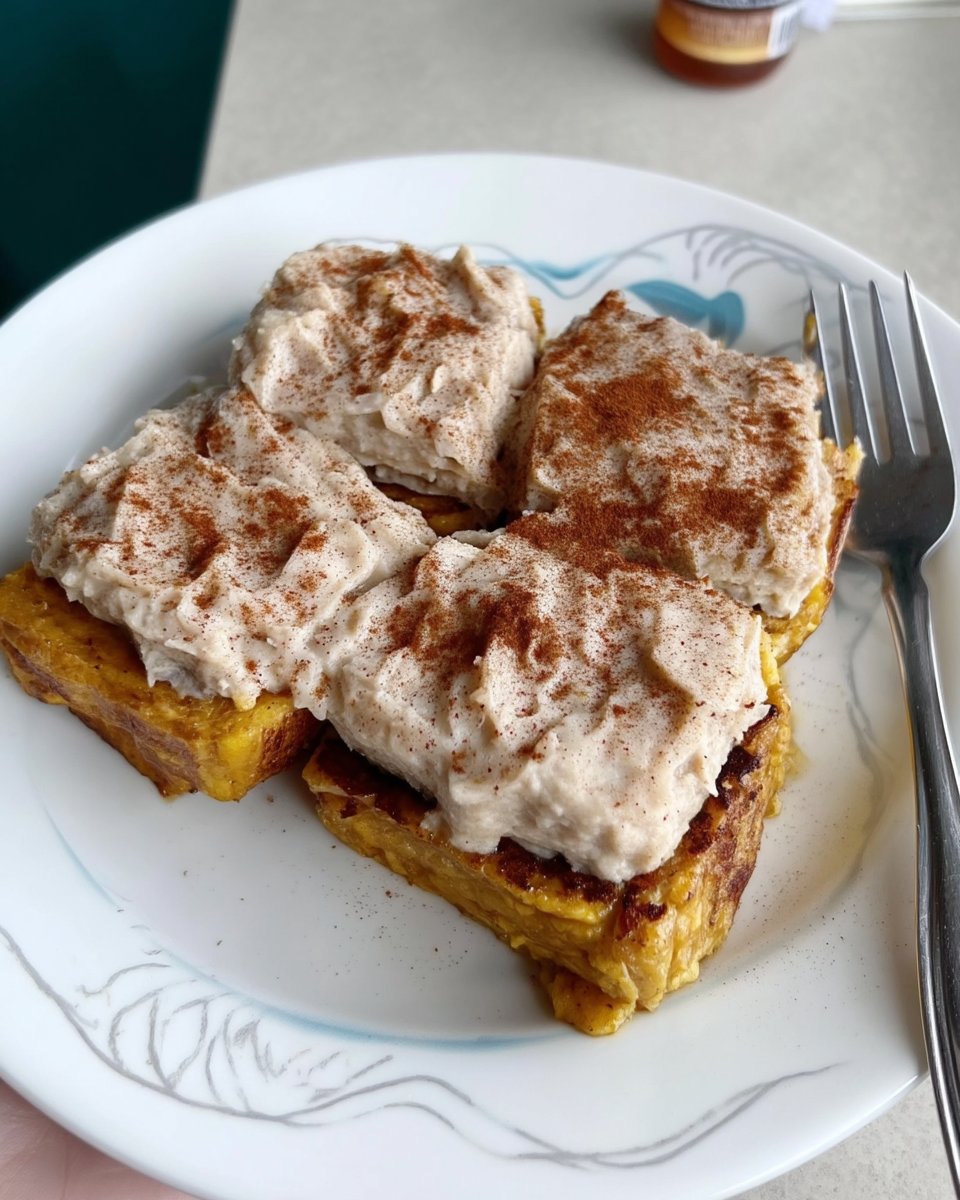 Pumpkin Spice Cake 14 Whole pumpkin spice cake loaf on a white cake stand