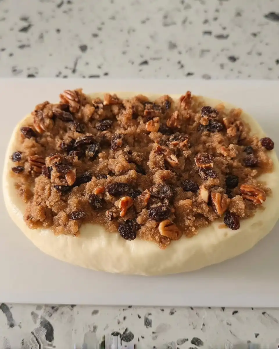Hands kneading soft sweet dough on a floured surface