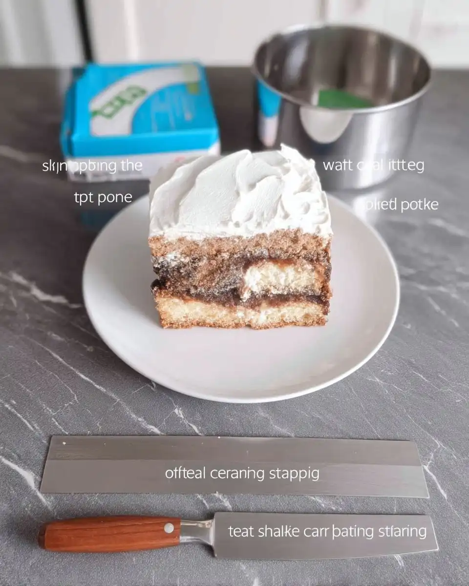Ingredients for easy buttercream including butter powdered sugar and egg whites