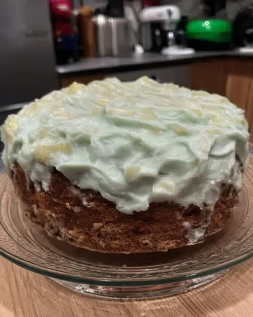 Watergate Cake 12 Ingredients for watergate cake including cake mix pistachio pudding and pineapple