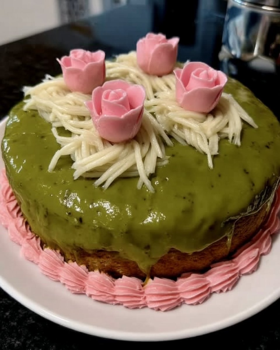 Sifting green tea powder into a bowl to remove clumps
