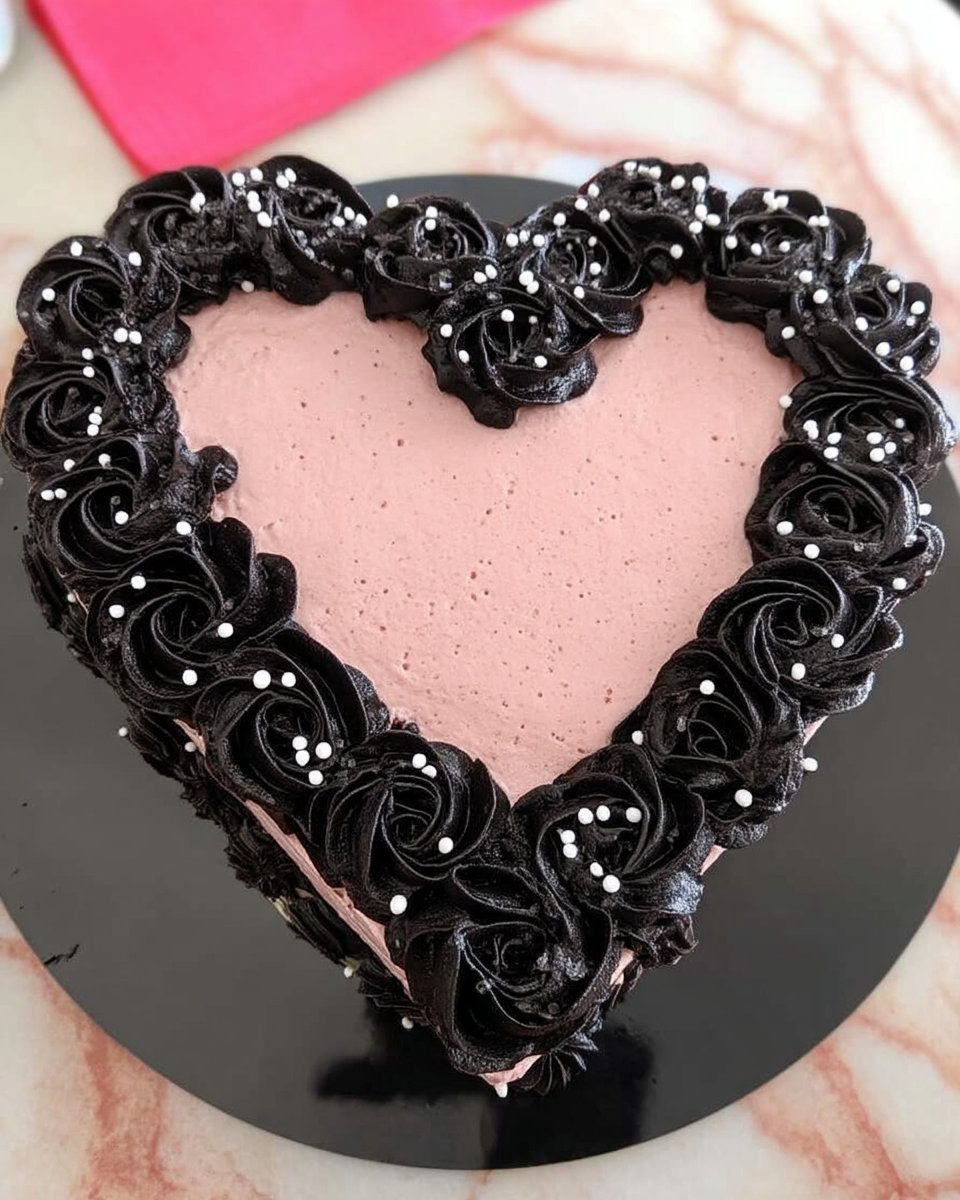 A slice of white valentine cake with fluffy buttercream frosting