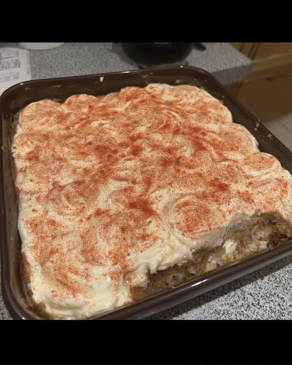 Slice of velvet textured mousse cake showing layers