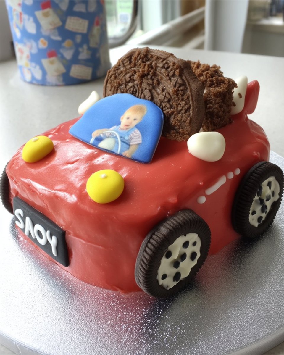 Ingredients for sponge cake including butter sugar eggs and flour