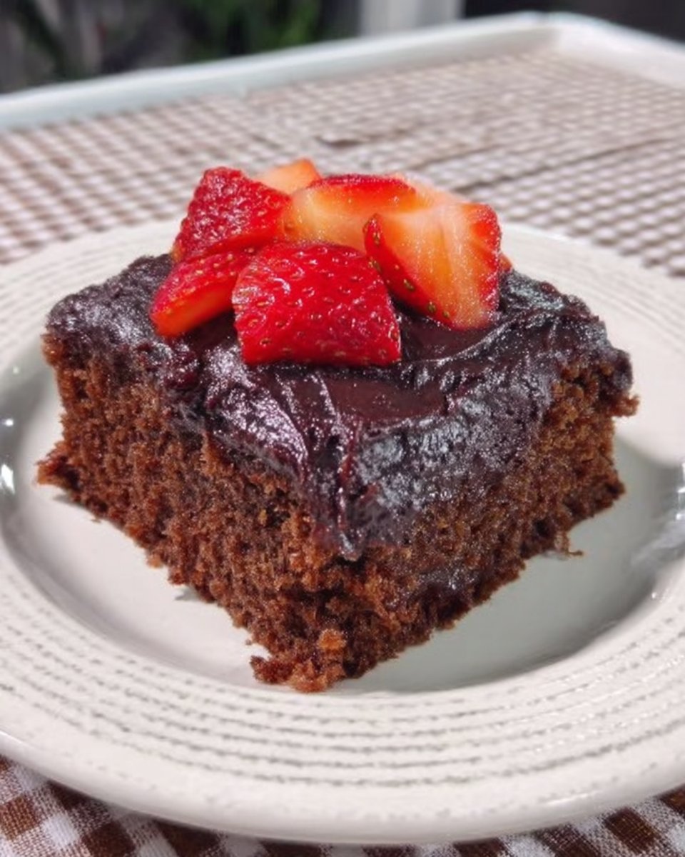 Vinegar reacting with baking soda in chocolate cake batter