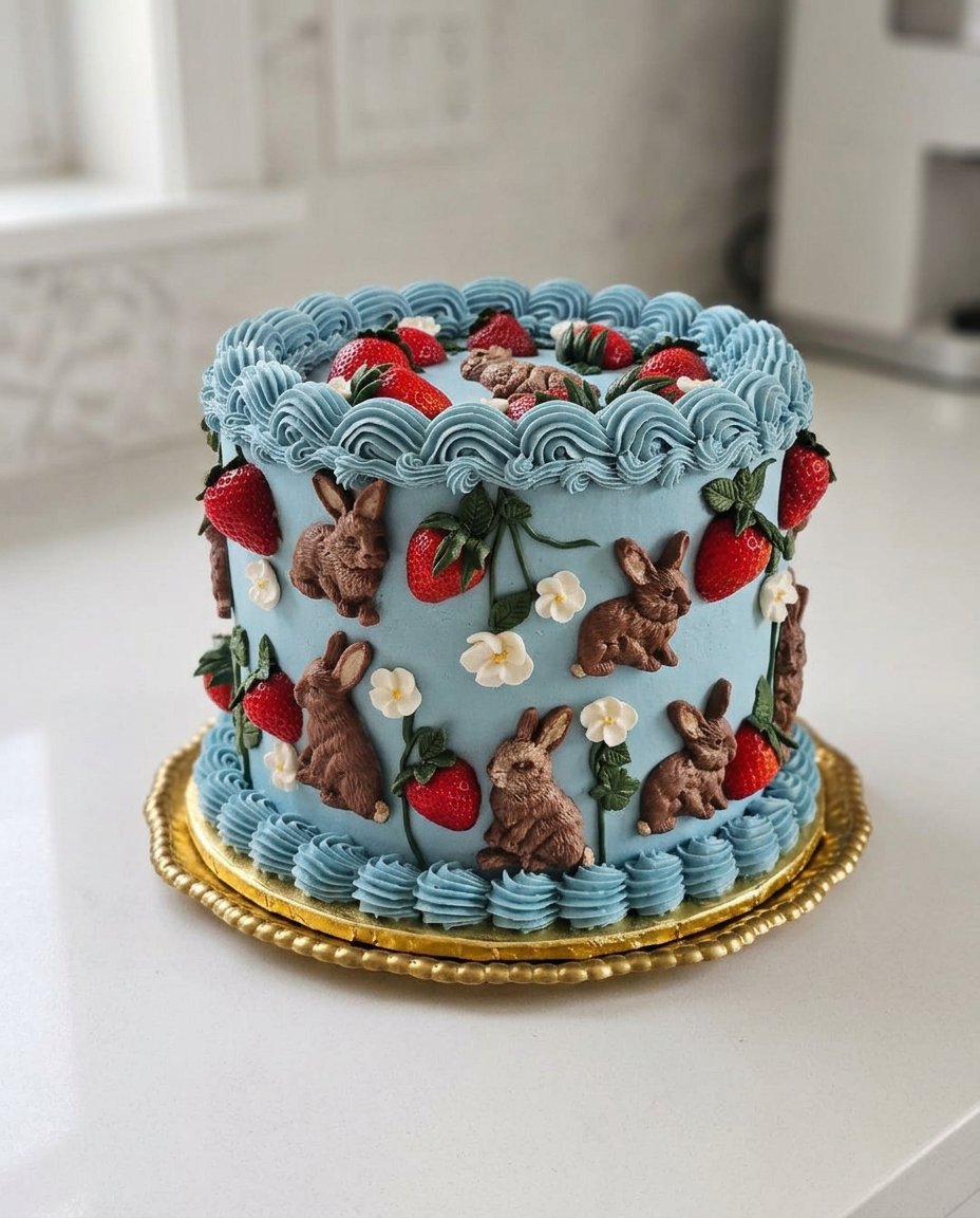 Bday Cake 12 Fresh butter eggs flour and milk arranged on a kitchen counter for baking