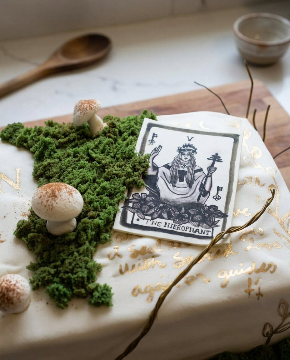 Rich black buttercream frosting resting in a glass bowl