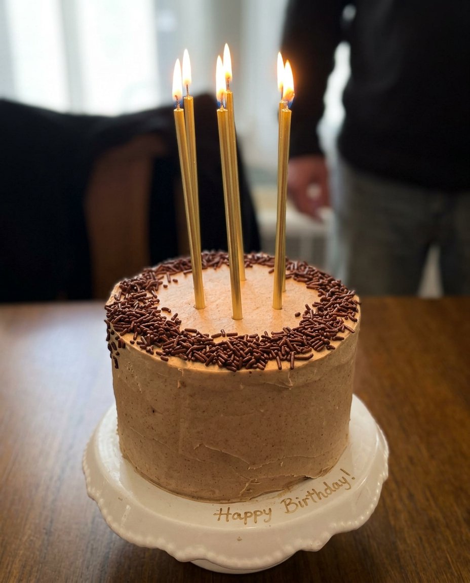 Small Cake 13 Smooth and pale cake batter in a mixing bowl