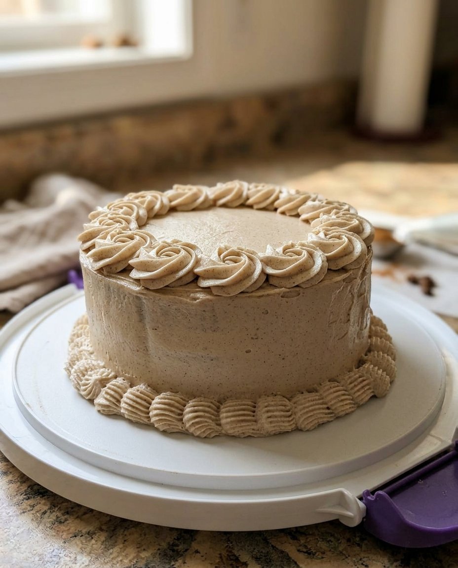 A rustic chocolate poke cake for a boyfriend topped with whipped cream and snickers