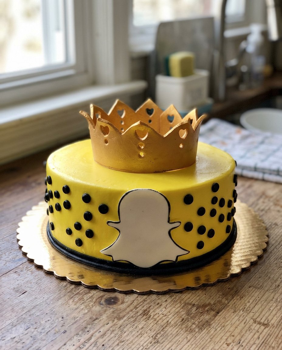 A perfectly assembled layer cake showing clean frosting lines.