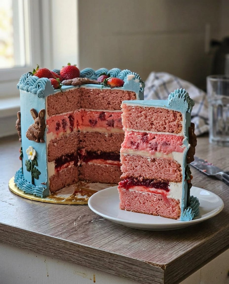 Bday Cake 13 An electric mixer whipping butter and sugar into a fluffy white consistency