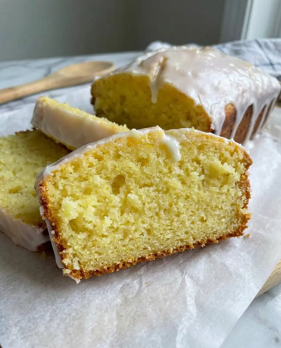 Lemon Pound Cake 3 13 Butter and sugar being creamed in a stand mixer until fluffy