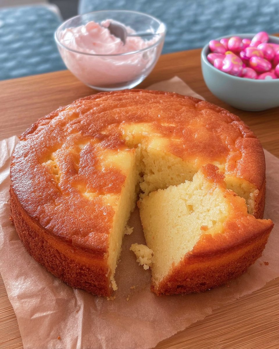 Fresh eggs, butter, and flour arranged on a farmhouse counter