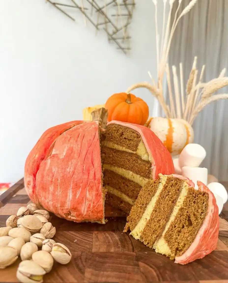 Hyperrealistic Pancake Cake 12 Fresh flour, eggs, sour cream, and maple syrup arranged on a rustic kitchen counter