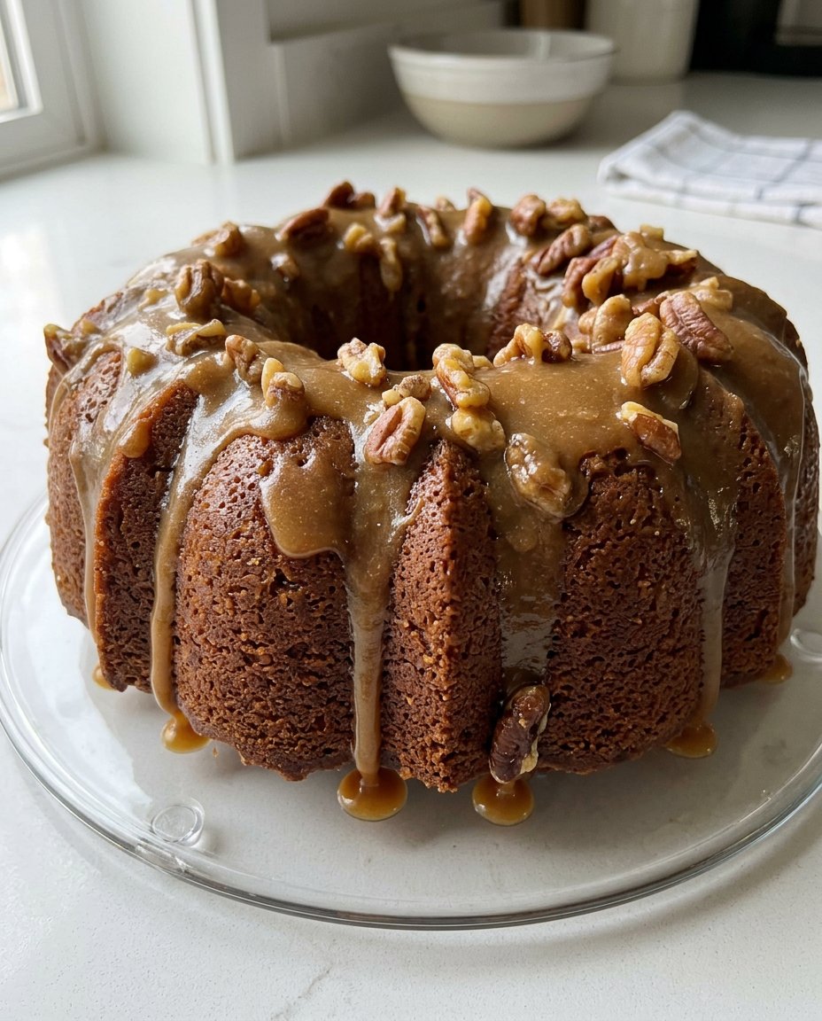 Brown Cake 13 Butter foaming and turning golden brown in a non-stick frying pan