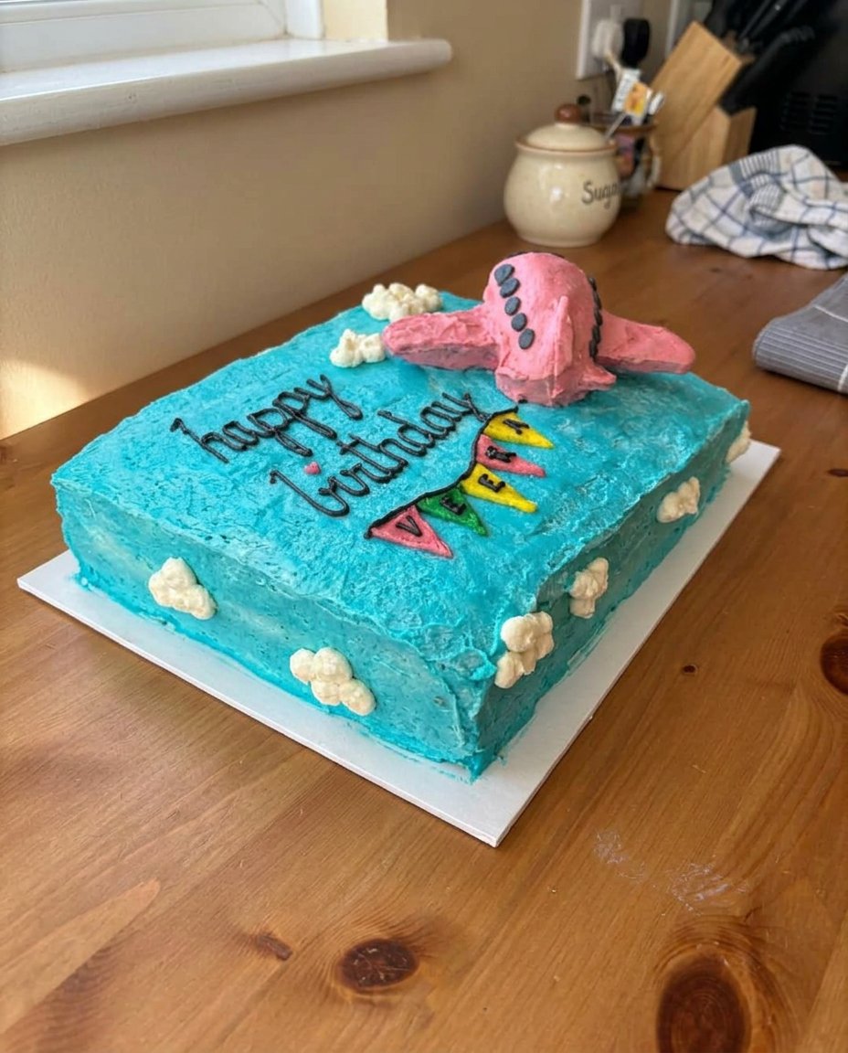 Rectangle Cake 14 Cleanly cut squares of rectangle cake on a serving platter