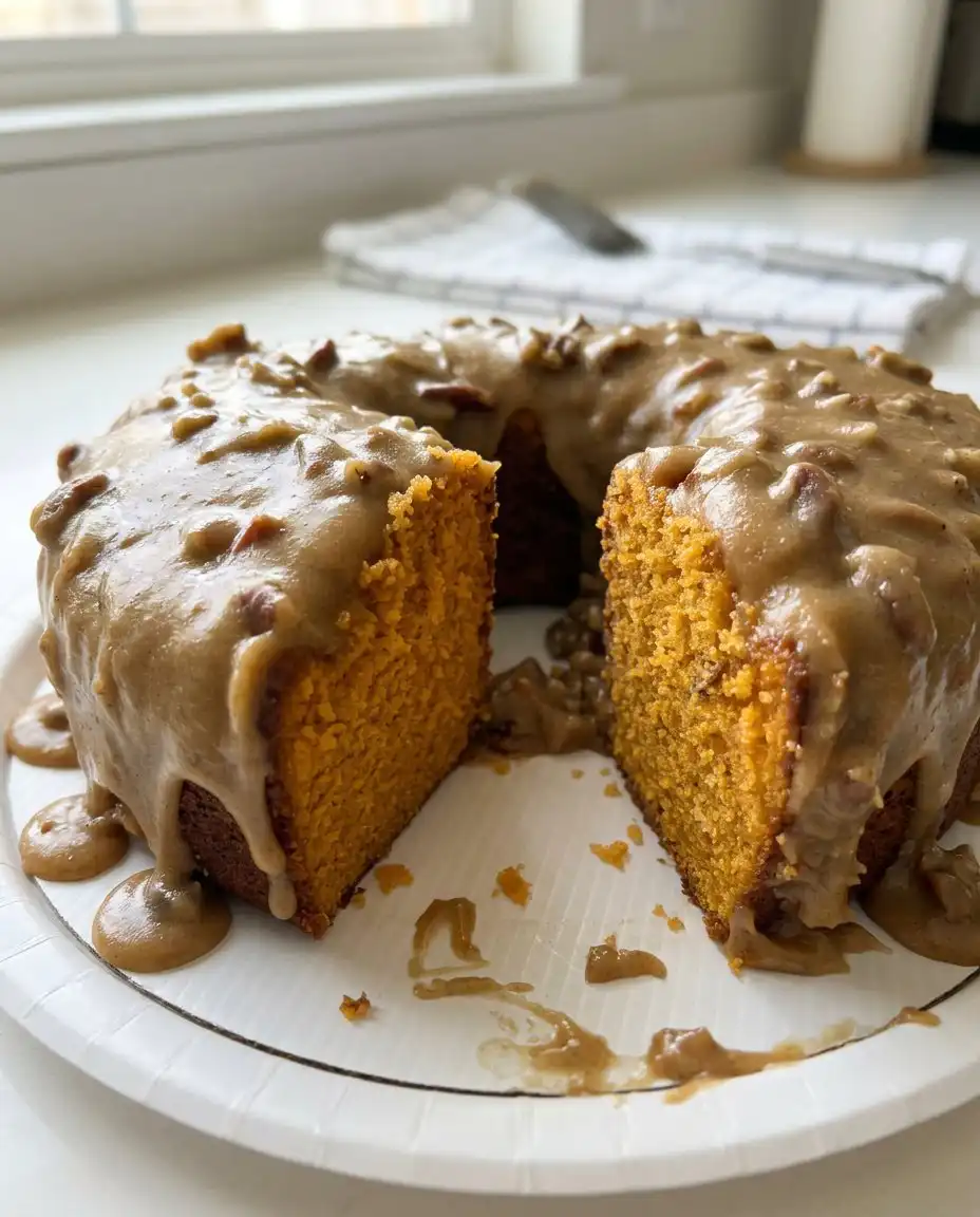 Sweet Potato Cake 10 Two large sweet potatoes roasting on a baking sheet to make sweet potato cake