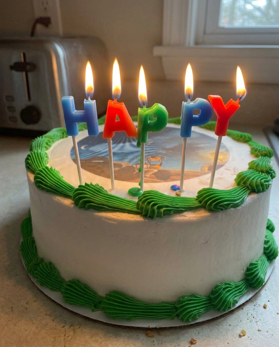 Photo Cake 14 A clean slice of photo cheesecake being served on a small dessert plate.