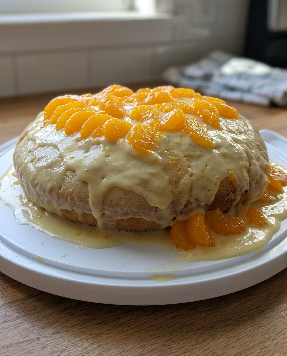 A slice of sponge cake 2 topped with fresh strawberries and cream