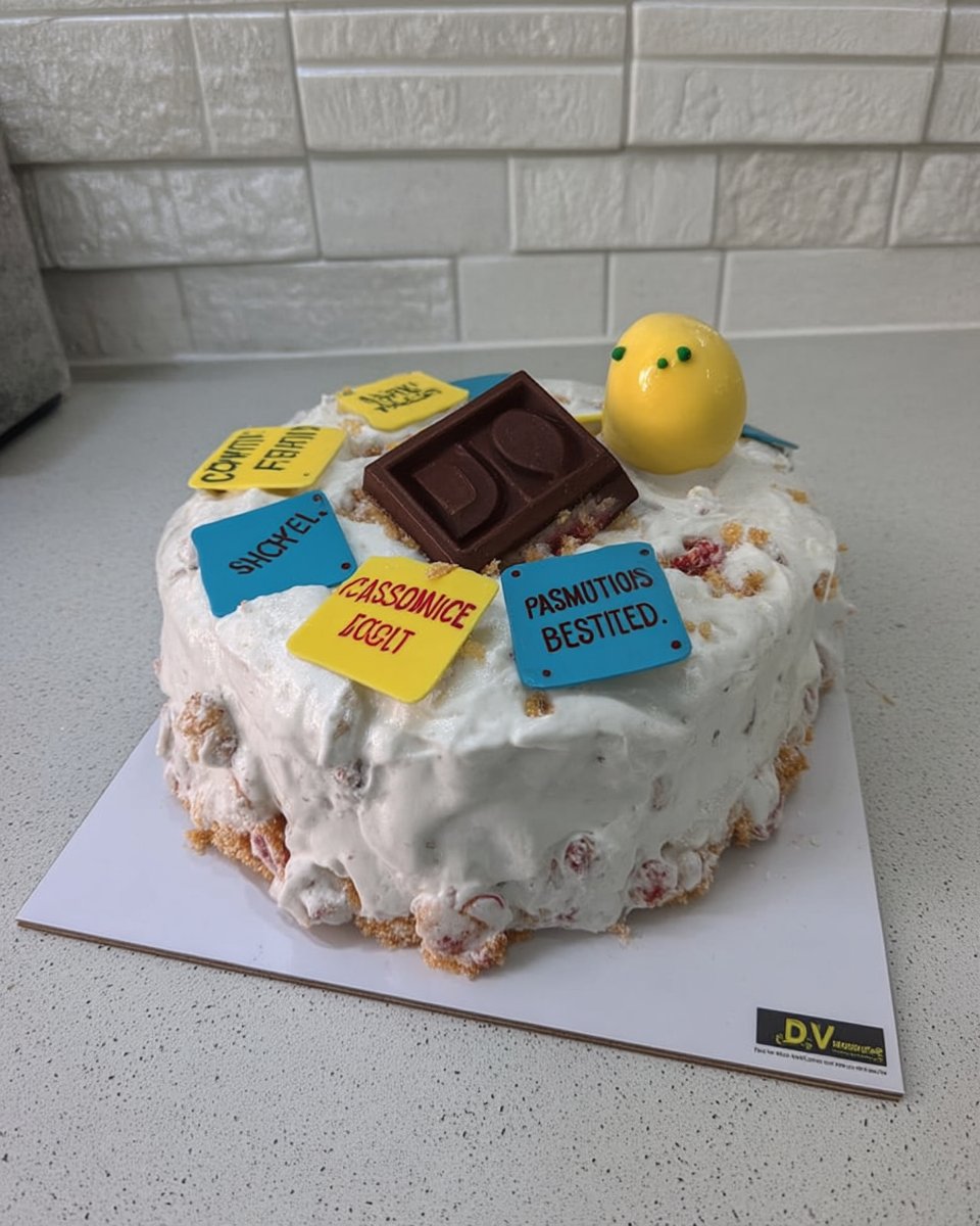 A perfectly sliced piece of cake on a white plate with clean edges.