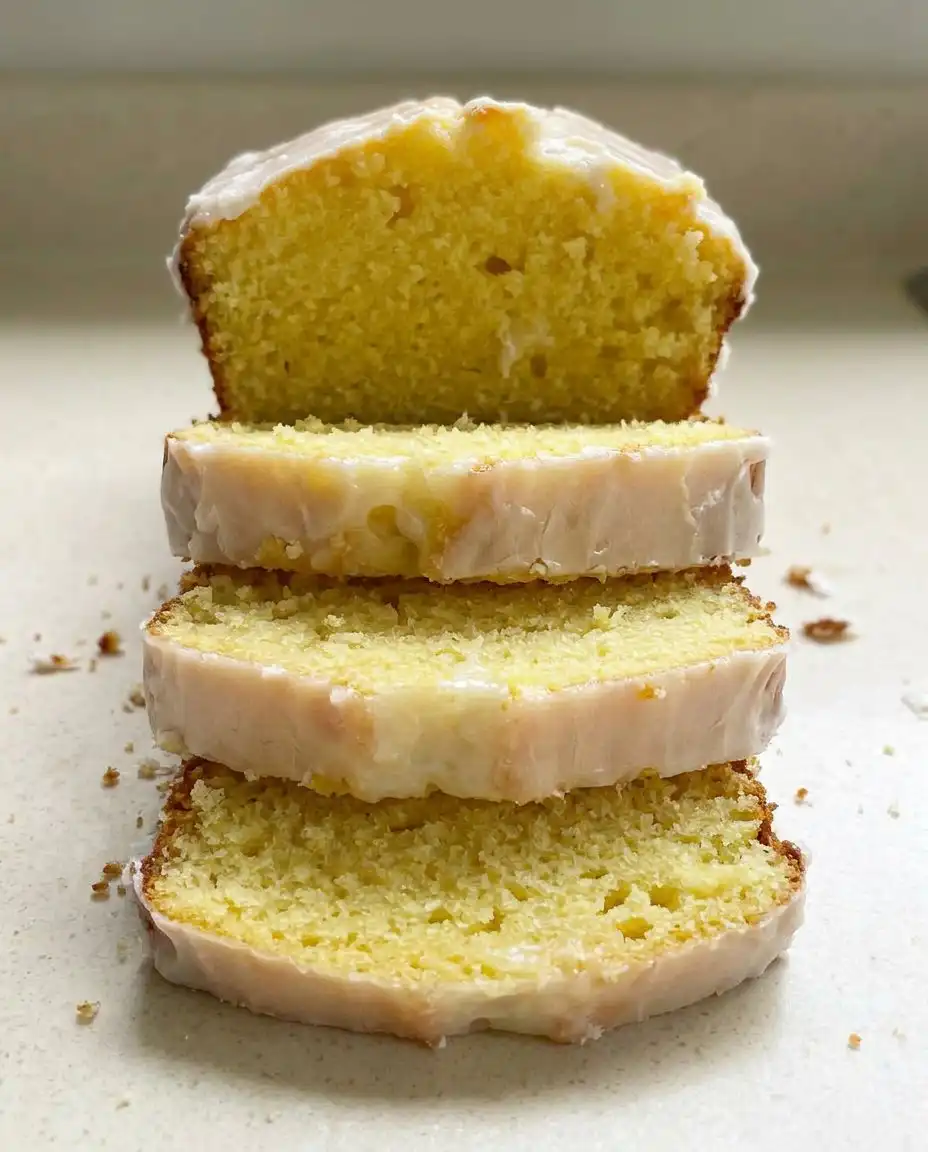 Lemon Pound Cake 3 14 A slice of lemon pound cake served with fresh raspberries and cream