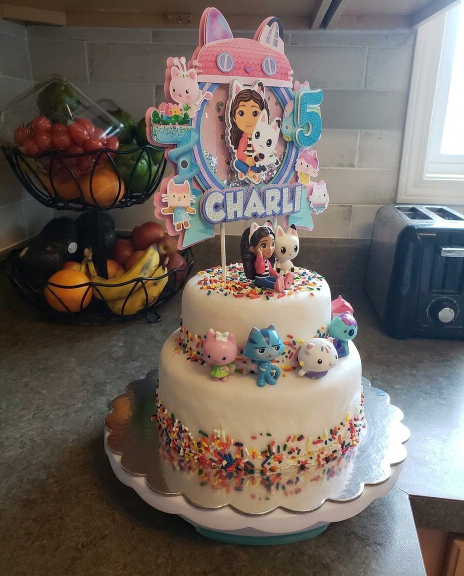 A slice of vanilla cake showing the tender internal crumb