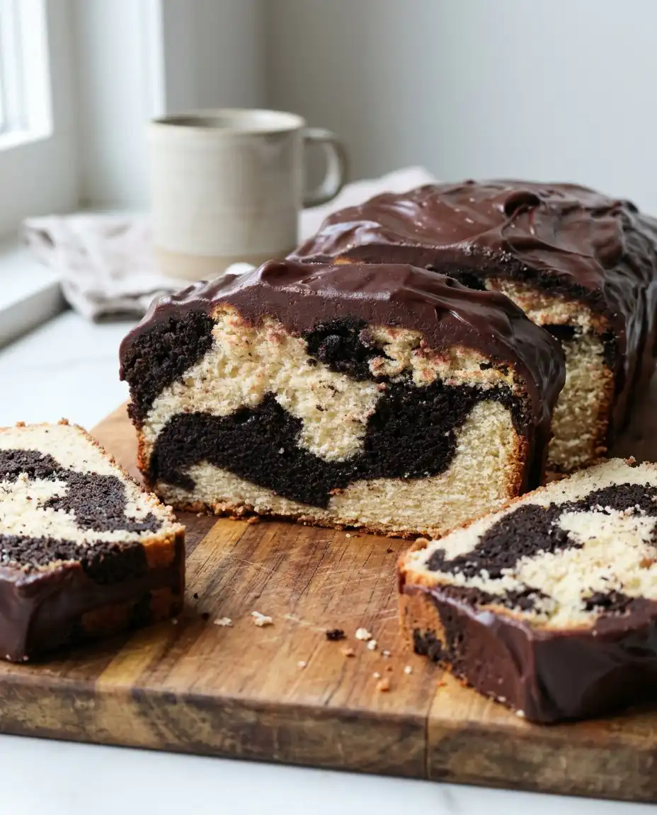 A spatula smoothing black buttercream spots onto a white cake