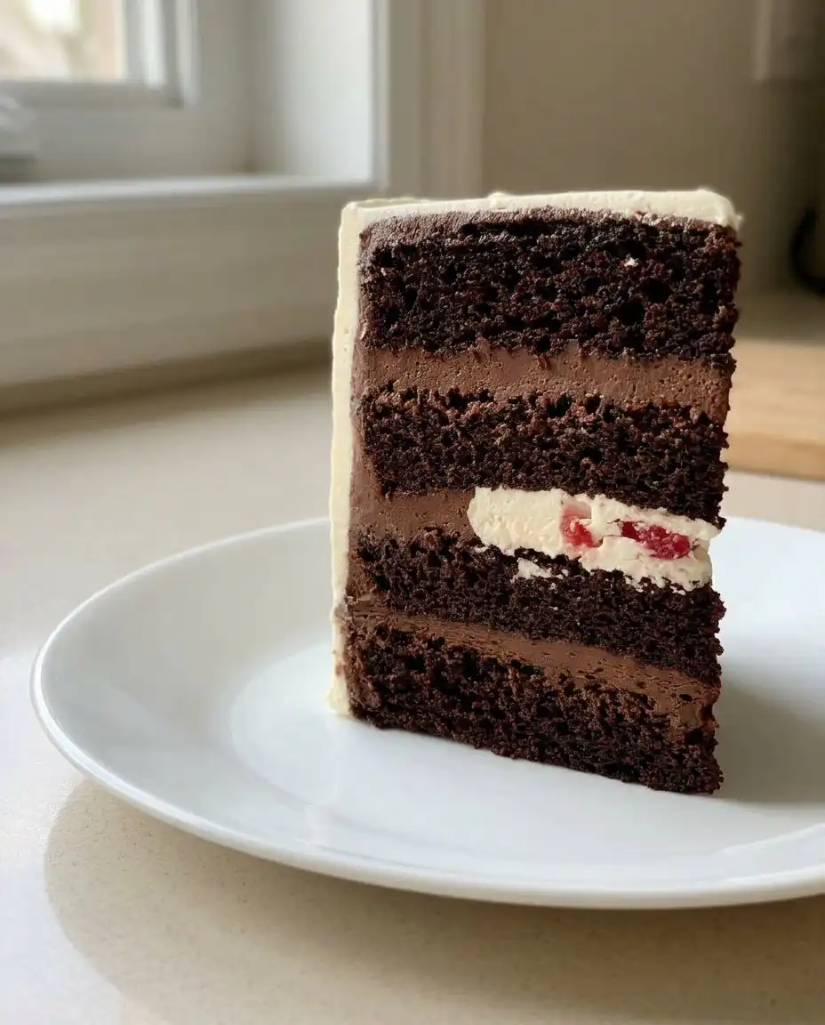 A hand using an offset spatula to smooth white frosting onto a round cake