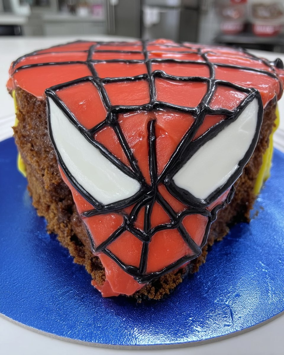 Ingredients for Cake Spiderman including blue and red sugar paste