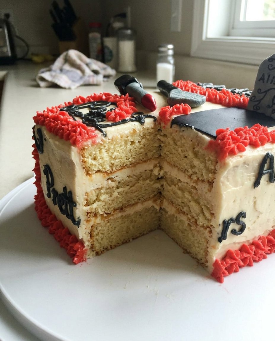 Anime Cake 13 Whisk pulling away from glossy white Swiss meringue showing stiff peaks