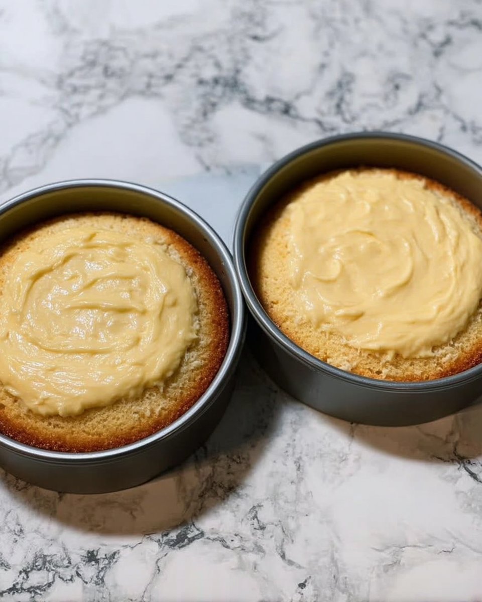 Stiff peaks of whipped egg whites in a mixing bowl