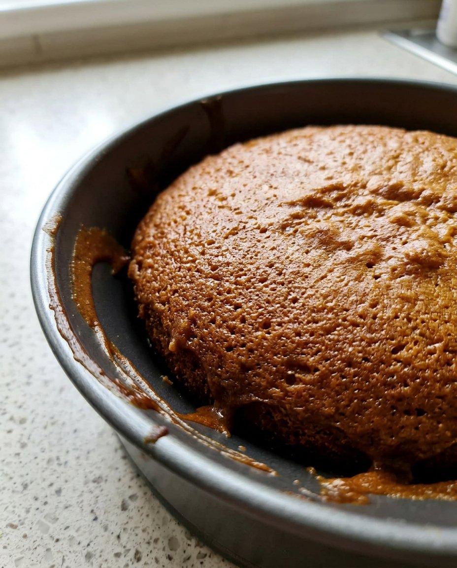 Fluffy whipped egg and sugar mixture in a glass bowl