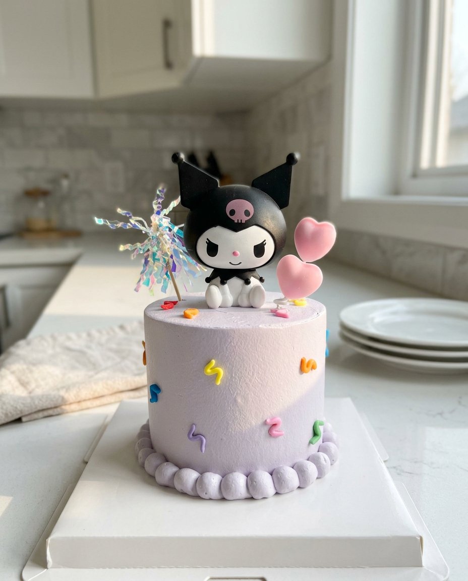 Kuromi Cake Design 13 Eggs and sugar whipped to a thick pale ribbon stage