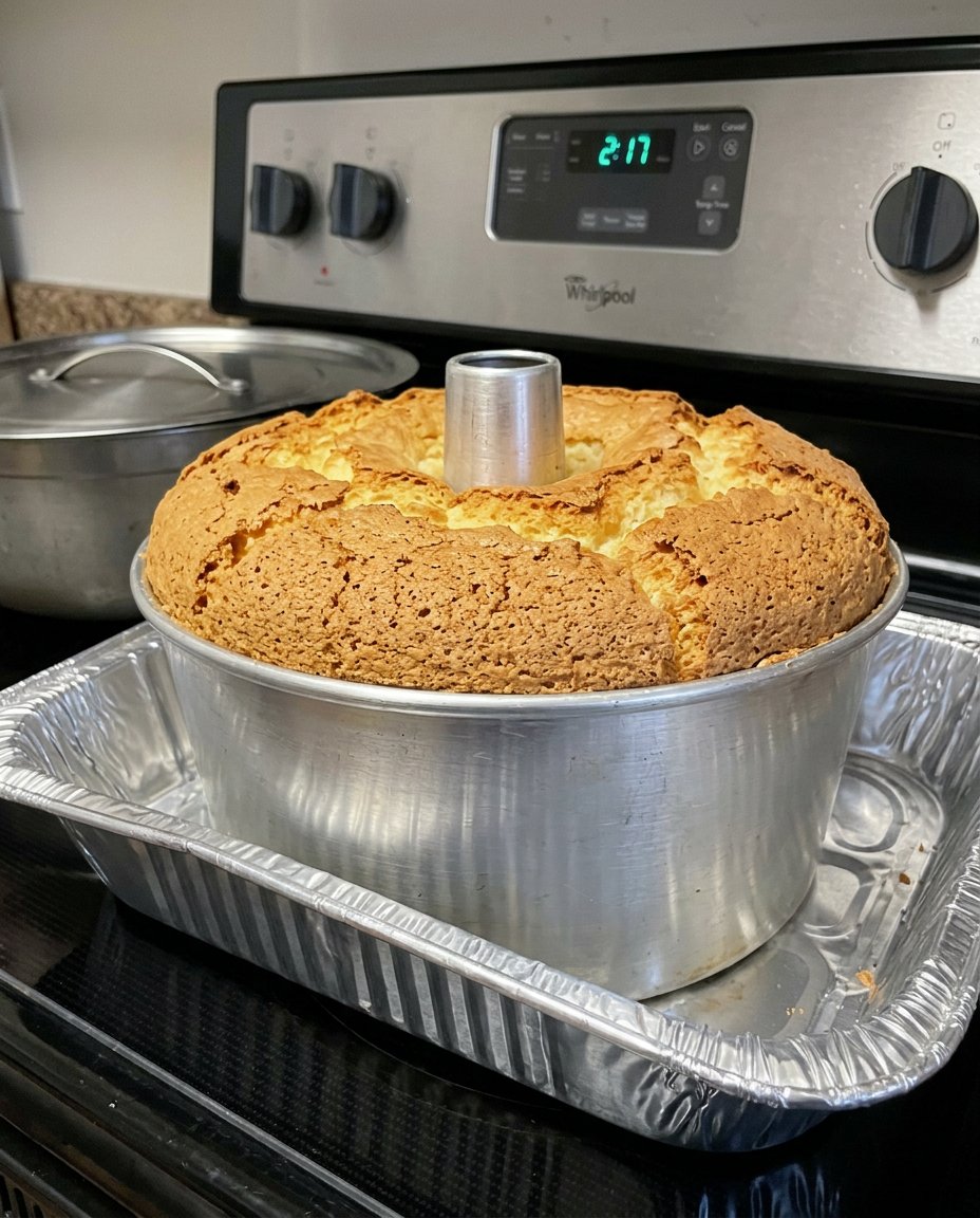A close up view of the internal crumb structure of a 7 Up cake