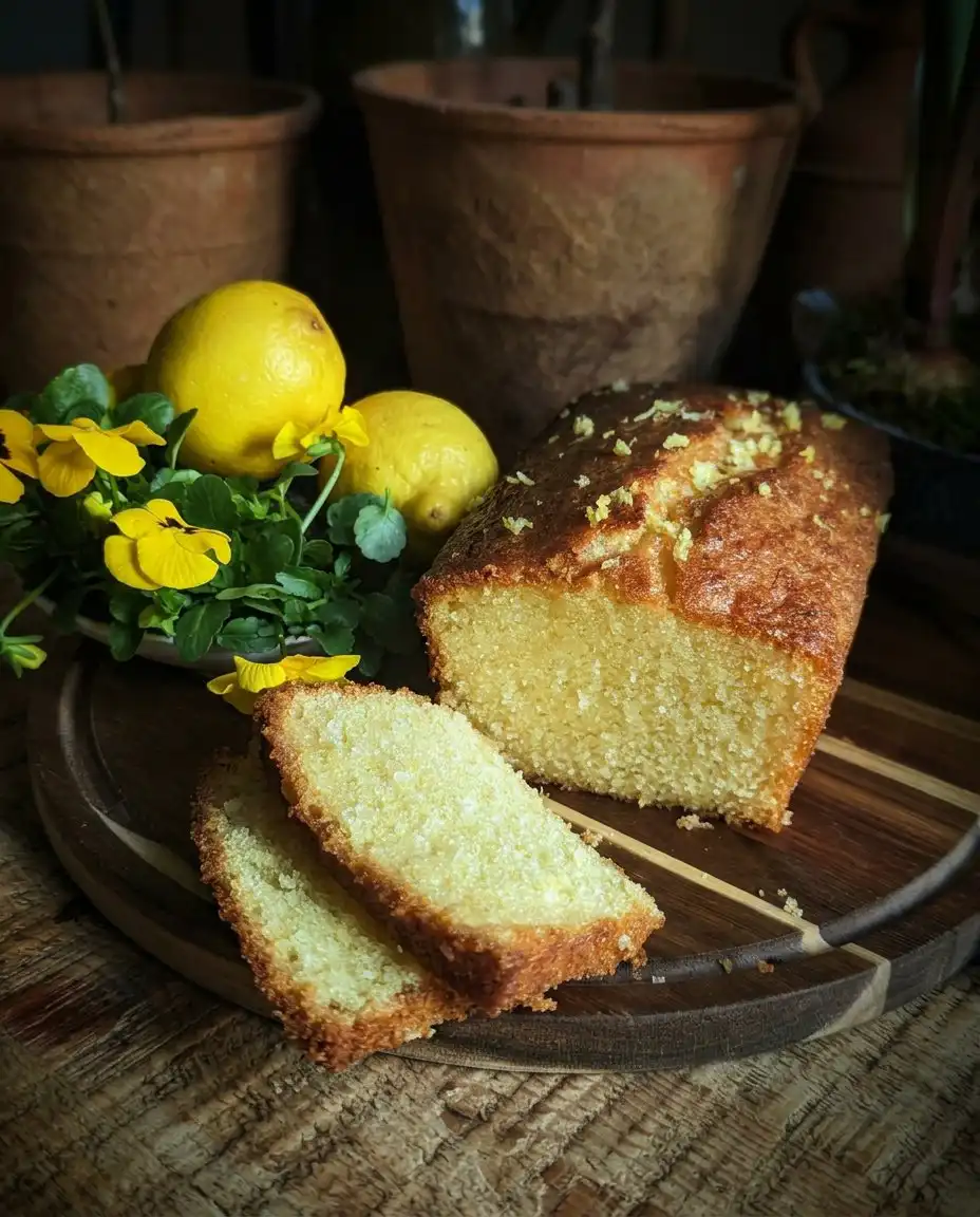 Lemon Drizzle Cake 3 10 A golden brown lemon drizzle cake resting on a wire cooling rack with a crackly sugar glaze.