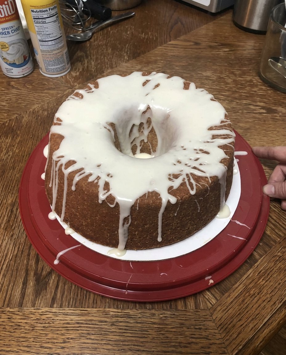 7 Up Cake 2 12 Measured ingredients for 7 up cake including cake mix and soda