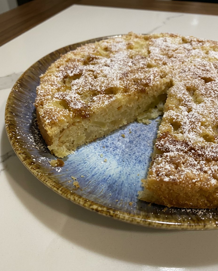 Uniform 8mm cubes of Granny Smith apples ready for baking