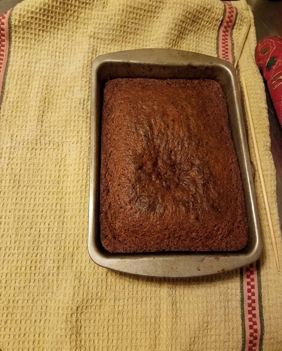 Banana Coffee Cake 12 Mashed overripe bananas in a bowl ready for baking