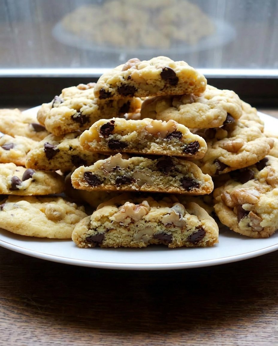 A towering Cookie Monster Cake with blue frosting and chocolate drips