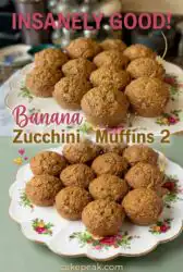 Try These Banana Zucchini Muffins 2! A Zucchini Cake Recipe better than Carrot Cake Zucchini Muffins