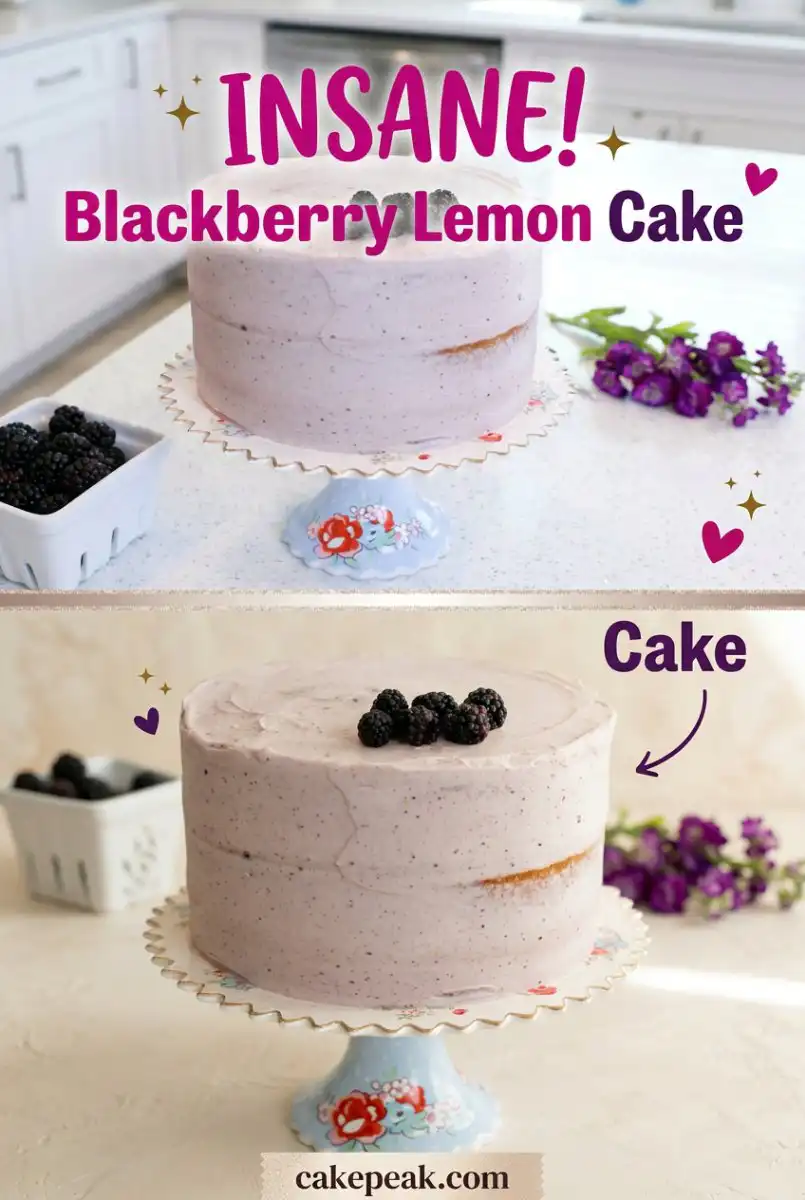 The Best Homemade Blackberry Lemon Cake Recipe - Perfect Moist Blackberry Cake for Any Occasion!